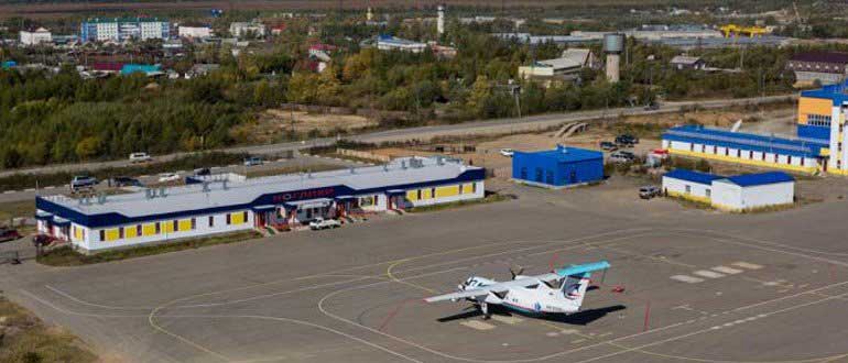 Летное поле для приема самолетов Ил-114 Аэропорт Ноглики